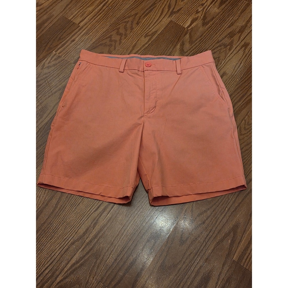 Vineyard Vines OTG Short‎ Coral Peach Mens Size 32 Flat Front Chinos